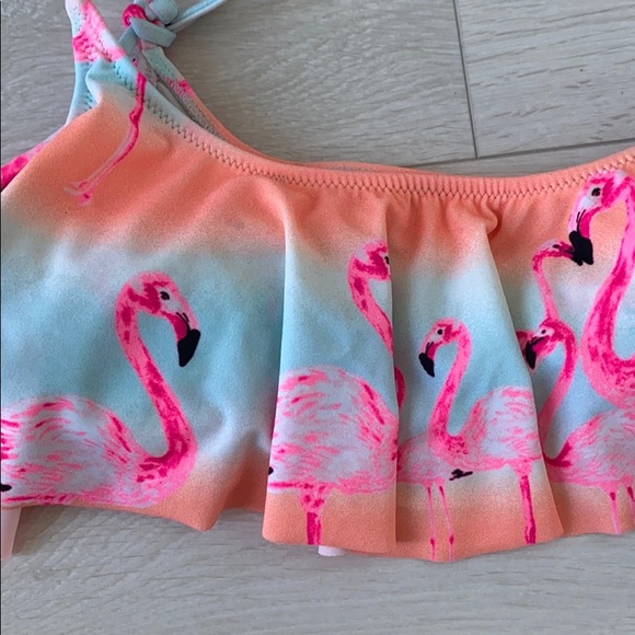 Pink by VS flamingo bathing suit top - Picture 2 of 4